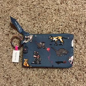 NWT Vera Bradley Zip ID Case Cat’s Meow